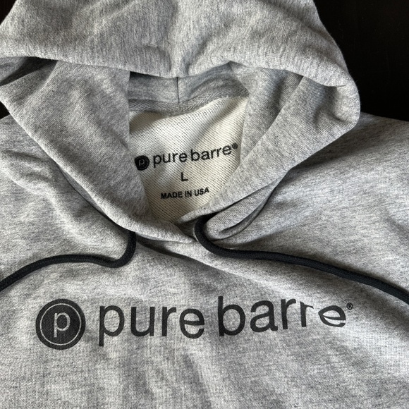 Pure Barre Long Hoodie with Zipper Sides - Picture 2 of 5